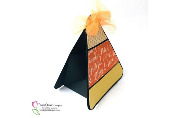 Candy Corn Treat Box: A 3D SVG Shape for Bloggers