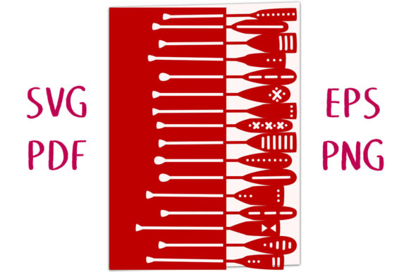 Canoe Paddle Edged Card: A 3D SVG Shapes Review