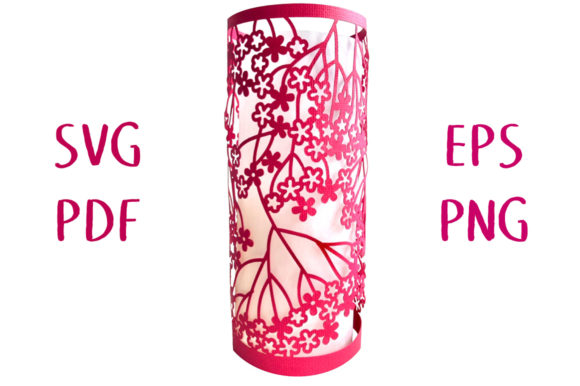 Elderflower Lantern 3D: A Premium 3D SVG for Shapes