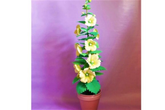 Hollyhocks 3D SVG Paper Flowers Review