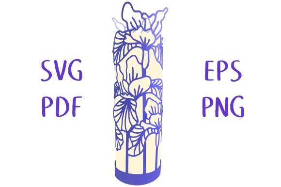 Iris Flower Lantern: A Designer's Review for Embroidery Projects