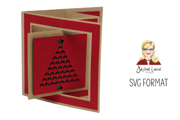 Review: 3D SVG Christmas Tree Window Lever Card