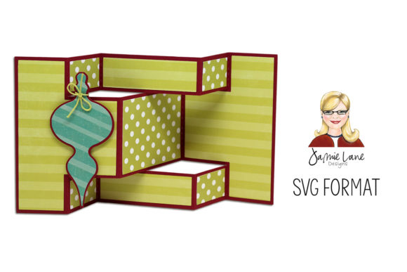 Review: Bulb Ornament Tri-Shutter Card 3D SVG for Christmas Branding