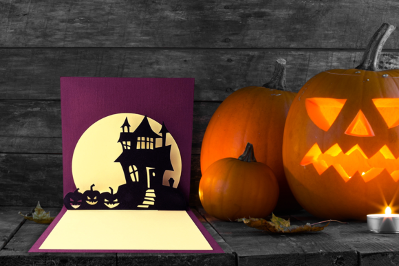 Review: Halloween Haunted House Pop Up Card SVG for Crafters
