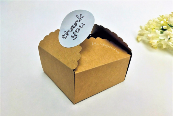 Scallop Thank You Box DIY: 3D SVG Shapes Review