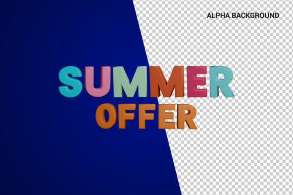 Unique 3d Render Summer Offer: 3D SVG Shapes for Blogs